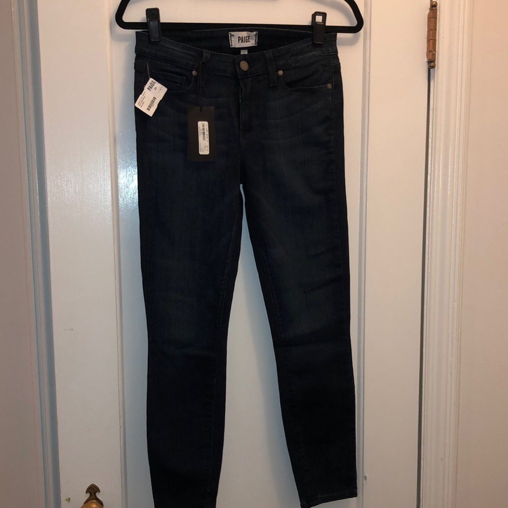 COPY - NWT Paige Verdugo mid rise ultra skinny jeans